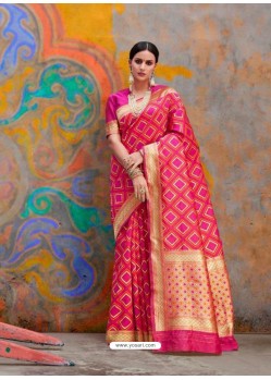 Rani Kaushalya Silk Jacquard Work Designer Saree