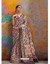 Golden Kaushalya Silk Jacquard Work Designer Saree