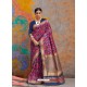 Desirable Navy Blue Kaushalya Silk Designer Saree