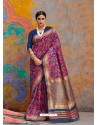 Desirable Navy Blue Kaushalya Silk Designer Saree