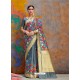 Grey Kaushalya Silk Jacquard Work Designer Saree