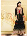 Embellished Black Embroidery Anarkali Suit