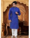 Royal Blue Dupian Silk Kurta Pajama