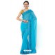 Blue Georgette Saree