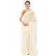 Off White Georgette Saree