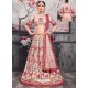 Pink Silk Heavy Embroidered Designer Lehenga Choli