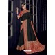 Black Silk Jacquard Pallu Work Designer Saree