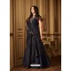 Navy Blue Net Designer Anarkali Suit