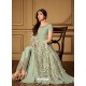 Olive Green Georgette Designer Anarkali Suit