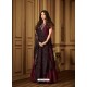 Maroon Banarasi Silk Designer Anarkali Suit