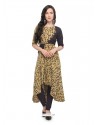 Cream Rayon Designer Kurti