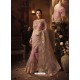 Baby Pink Soft Net Heavy Embroidered Wedding Saree