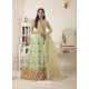 Sea Green Pure Bangalore Silk Stone Hand Worked Designer Lehenga Choli