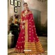 Red Art Silk Designer Saree