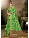 Green Art Silk Designer Saree