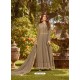 Light Brown Soft Georgette Embroidered Designer Anarkali Suit