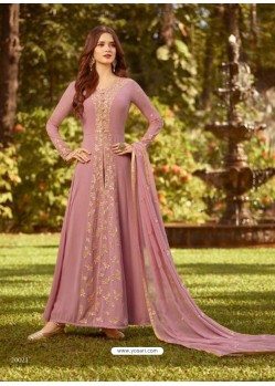 Light Pink Soft Georgette Embroidered Designer Anarkali Suit