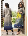 Taupe Poly Rayon Digital Printed Kurti