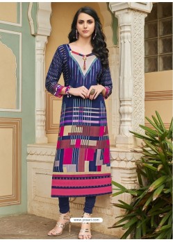 Glorious Multi Poly Rayon Digital Printed Kurti