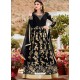 Black Faux Georgette Party Wear Floor Length Suit