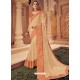 Light Beige Two Tone Silk Heavy Designer Party Wear Saree