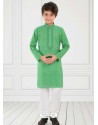 Jade Green Cotton Kurta Pajama