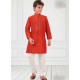 Red Silk Kurta Pajama