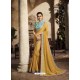 Yellow Art Silk Embroidery Party Wear Saree