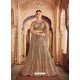 Light Brown Silk Embroidered Designer Wedding Lehenga Choli