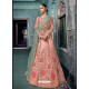 Pink Silk Embroidered Designer Wedding Lehenga Choli