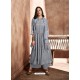 Grey Maslin Readymade Kurti With Dupatta