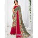 Wonderful Multi Coloured Georgette Printed Saree