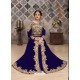 Royal Blue Georgette Designer Anarkali Suit