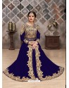 Royal Blue Georgette Designer Anarkali Suit