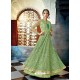 Green Butterfly Net Heavy Embroidered Designer Anarkali Suit