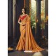 Orange Cotton Silk Embroidered Designer Party Wear Saree