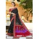 Black Pure Weaving Designer Silk Saree