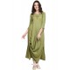 Mehendi Green Rayon Slub Readymade Kurti