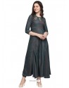 Carbon Rayon Slub Readymade Kurti