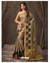 Gold Silk Designer Saree