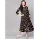 Black Cotton Printed Readymade Kurti