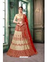 Golden Silk Designer Embroidered Lehenga Choli