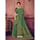 Green Two Tone Silk Fabrics Designer Saree