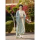 Off White Brocade Jacquard Embroidered Straight Suit