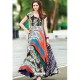 Multi Colour Maslin Cotton Digital Printed Designer Gown