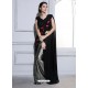 Black And Silver Fancy Heavy Work Party Wear Saree