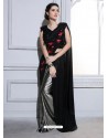 Black And Silver Fancy Heavy Work Party Wear Saree