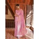 Pink Kansula Silk Jacquard Worked Designer Saree