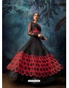 Black Organza Embroidered Designer Anarkali Suit