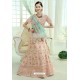 Baby Pink Fancy Silk Heavy Worked Designer Lehenga Choli
